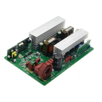 Inversor de Onda Sinusoidal Pura de 12V 24V a 110V 220V, PCBA, Sistema de Almacenamiento de Energía Solar con Batería, Módulo de Placa Inversora de Energía para el Hogar de 1000W, DIY