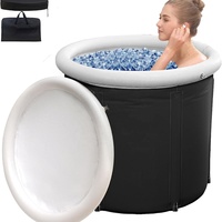 Baignoire de récupération par cryothérapie pour adultes, portable, pliable, durable, en PVC gonflable, pour 1 personne, utilisation à domicile et à l'hôtel, Har tiger