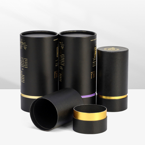Caja <span class=keywords><strong>de</strong></span> Cartón Kraft para Envases <span class=keywords><strong>de</strong></span> Cosméticos <span class=keywords><strong>de</strong></span> Lujo, Tubo Cilíndrico para Té, Café, Productos para el Cuidado <span class=keywords><strong>de</strong></span> la Piel, Aceites Esenciales, Perfumes - Product Image 4