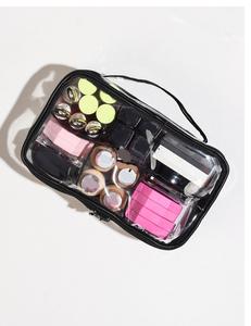 Bolsa de Aseo Transparente Aprobada por la TSA, Bolsa de Maquillaje de PVC, Organizador de Cosméticos para Mujeres y Hombres - Product Image 3