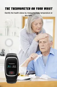 2024 New Arrival NL16 Elderly 2-way Call 4G GPS LBS Remote Control SOS Fall Alarm Smart Bracelet SIM Card Senior Smart Watch
