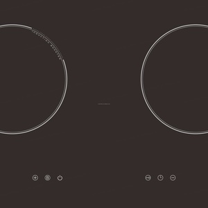 Placa de Inducción Doble de 4000W, Placa de Inducción Eléctrica Integrada - Product Image 2