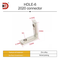 Accessoires pour profilés aluminium 20/30/40/45 – Code d'angle encastré pour profilé aluminium, connecteur interne en forme de L