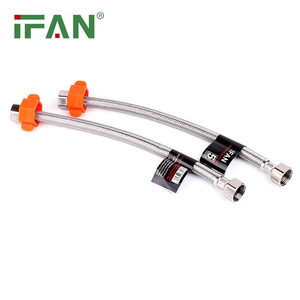 IFAN Wholesale High Stability Stainless Steel <strong>Braided</strong> Hose <strong>Braided</strong> Water Heater <strong>Flexible</strong> Pipe for Bathroom Toilet - Product Image 4