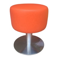 Tabouret rond moderne de luxe pour salle à manger, meubles d'intérieur, repose-pieds, salon, chaises en métal doré, tabourets en velours