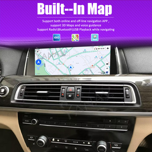 Lecteur multimédia GPS Qualcomm Android 13 avec CarPlay sans fil, DSP, autoradio 8,8 pouces pour BMW Série 7 F01 F02 2009-2015 - Product Image 5