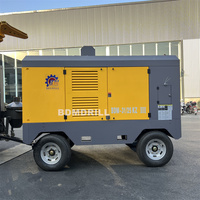 Compresseurs d'air mobiles portatifs de 25Bar pour des plates-formes de forage de mine de puits