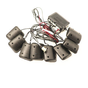 Masajeador de Asiento de Coche HWHongRV, Kit de Almohadilla de Masaje para Asiento de Auto de 12V con 3 Modos, 8 Almohadillas, Cojín Universal para Coche - Product Image 1