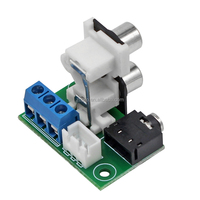 Adaptateur de câblage DIY pour amplificateur de haut-parleur : Prise jack 3,5 mm RCA Lotus vers bornier XH2.54-3P