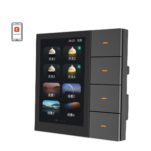 Interruttore a Parete Smart Zigbee a 4 Gang, Pannello Touch Moderno e Durevole per Controllo App Casa Intelligente, Compatibile con F3 Pro - Product Image 1