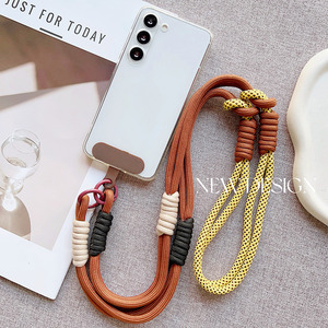 Étui de téléphone portable réglable de couleur vive sangle de sac sangle détachable support de sangle de Smartphone bandoulière <span class=keywords><strong>collier</strong></span> de lanière de téléphone - Product Image 2