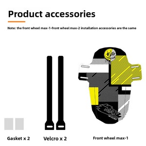ENLEE Short Downhill DH modello forcella con parafango in plastica parafango per Mountain Road bike anteriore forcella parafango - Product Image 6