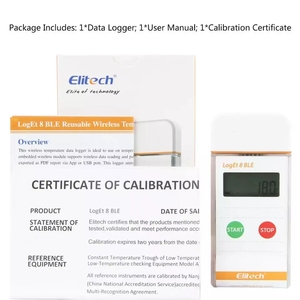 เครื่องบันทึกข้อมูลอุณหภูมิแบบไร้สายบลูทูธ USB 16000 จุดบันทึกข้อมูล - Product Image 5