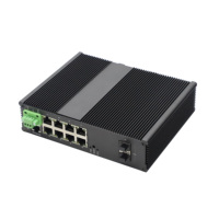 Switch Ethernet industriel géré, avec 8 ports 10/100/1000Base-T(X) et 2 slots SFP 10G + 1 port console L2