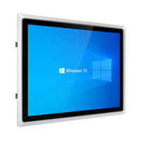 PC de panel táctil de 19 pulgadas 15 pulgadas Core i5 n5090 J6412 computadora táctil integrada todo en uno con 2 COM