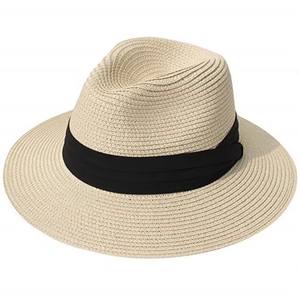 Chapeau de paille <span class=keywords><strong>Panama</strong></span> unisexe à large bord, style décontracté, pour l'été, la plage, le sport et les affaires, collection <span class=keywords><strong>2022</strong></span>, vente en gros - Product Image 4