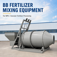 Mélangeur d'engrais granulaire BB, machine de mélange d'engrais pour la formulation d'engrais sur mesure