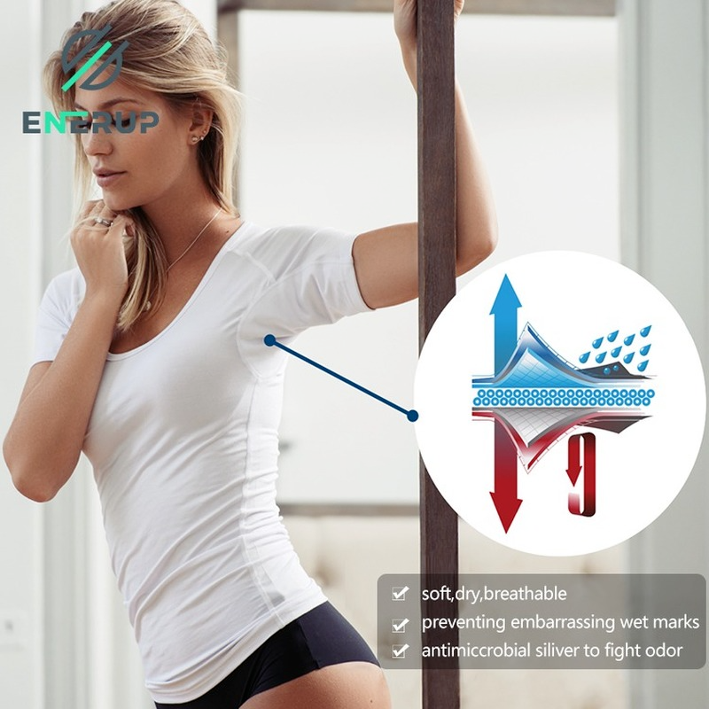 Business Elite 100% Cotton Sweatproof Undershirt High Absorbency Professional Office Daily Travel Wear Hyperhidrosis Solution