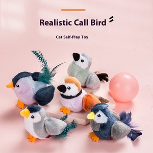 Respetuoso con el medio ambiente para el superventas, juguete para mascotas, pájaro chirriante, Varita <span class=keywords><strong>de</strong></span> gato <span class=keywords><strong>de</strong></span> peluche para aliviar el aburrimiento, entretenimiento para gatos - Product Image 3