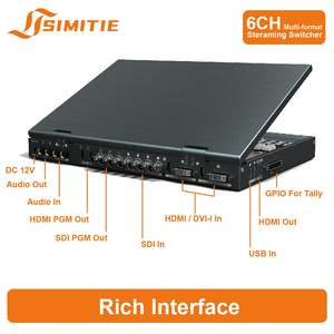 <span class=keywords><strong>Avmatrix</strong></span> PVS0615U Commutateur de streaming portable multi-format 15.6 pouces 6 canaux - Product Image 5