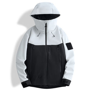 Chaqueta Cortavientos con Capucha para Mujer, Abrigo Cálido para Viajes y Trabajo al Aire Libre - Product Image 4