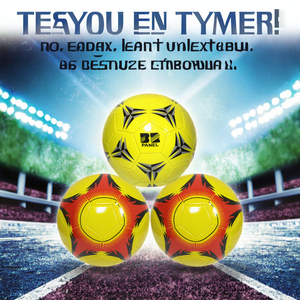 Balón de Fútbol de PVC Modelo KHASON 6495 al por Mayor para Niños y Adultos, Resistente al Agua, para Entrenamiento, Hecho de Material PU - Product Image 3