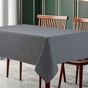 Home Design Waterproof Rectangular Polyester Tablecloth Wrinkle Stain Resistant <b>Table</b> Cover - Product Image 2