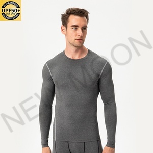 Men's Breathable Shirt <b>Base</b> <b>Layer</b> Tops <b>Long</b> <b>Sleeve</b> T-Shirt Sports Gear Fitness Tights for Gym Workout - Product Image 2