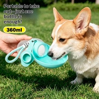 Bouteille d'eau pliable pour animaux de compagnie, portable, pour l'extérieur, distributeur d'eau pour chats et chiens