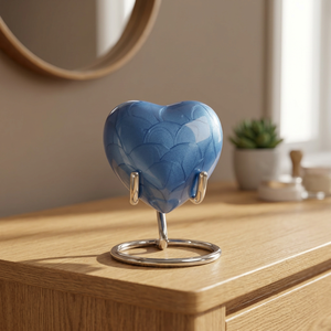 Mejores Ofertas en Urnas de Cremación de Latón con Forma de Corazón, Estilo Americano, Hechas a Mano, en Venta por Exportadores - IndianHomeCraft - Product Image 4