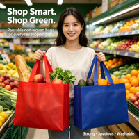 Sac fourre-tout personnalisable en non-tissé, imprimé animaux, écologique et recyclé, idéal pour les cadeaux, vente en gros à prix réduit