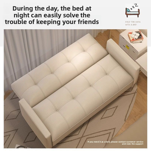 Canapé-lit respirant et doux pour la peau, monobloc à double usage, adapté aux maisons de <span class=keywords><strong>location</strong></span> simples. - Product Image 2