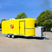 Camion de restauration mobile Chammp entièrement équipé en acier inoxydable, personnalisé, avec des caractéristiques résistantes à la rouille