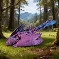 Jouets en cristal flexibles et amusants Vashine imprimés en 3D en PLA, représentant des animaux Archaeopteryx, matériaux écologiques, cadeau pour enfants, jouets de pterosaures