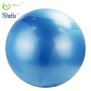 Zhensheng Индивидуальный размер маленький черный анти-взрыв ПВХ тренажерный зал мяч баланс половина упражнения фитнес надувной матовый мяч для йоги - Product Image 2