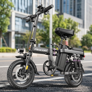 Vélo électrique pliable Flying Pigeon 24 vitesses, cadre en alliage d'aluminium, moteur avant, batterie lithium, électronique 48V, ultra léger - Product Image 3