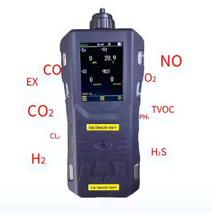 เครื่องตรวจจับก๊าซหลายชนิด NKYF รุ่นขายดี 4-in-1 หน้าจอ LCD แบบพกพา สำหรับวิเคราะห์ก๊าซ CO/CO2/CH4/LEL/H2S/O2/NH3 แอมโมเนีย - Product Image 1
