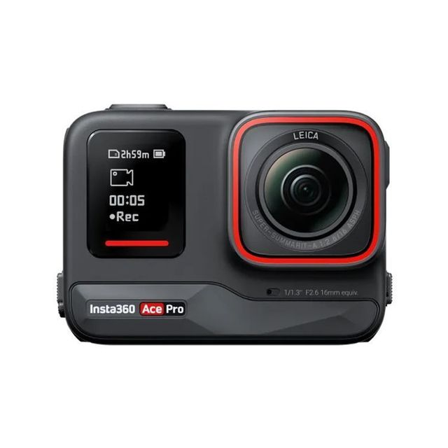 Insta360 Ace Pro - 8K/4K Leica Action Camera, Flagship 1/1.3" Sensor, Super Lowlight Performance, Waterproof Insta 360 Ace Pro