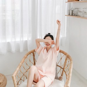 Traje de sauna para mujer, 100% algodón puro, talla grande, para sauna, aguas termales y baños de belleza - Product Image 2