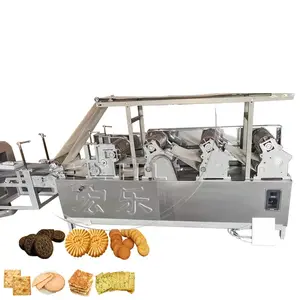 High quality full automatic small soft biscuit making machine biscuit production line price / biscuit making machine