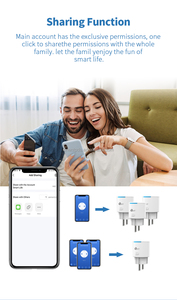 Oit Eu 16 एक स्मार्ट सॉकेट वायरलेस रिमोट एलेक्सा Google ट्यूया वायरलेस सॉकेट स्मार्ट प्लग ऊर्जा निगरानी टाइमर फ़ंक्शन के साथ - Product Image 5