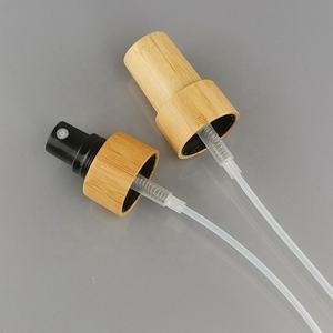 <span class=keywords><strong>Spray</strong></span> de niebla de bambú <span class=keywords><strong>24</strong></span>/410, pulverizador fino con tapa de bambú, 24mm, paquete de cosméticos - Product Image 4