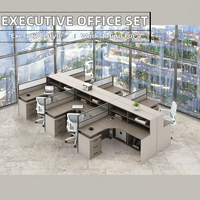 Bureau de personnel de bureau, simple, moderne, modulaire, écologique, avec rangement, cloison, bureau informatique, mobilier de bureau