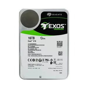 Used Exos HDD ST16000NM002G 3.5 Inch 16T SAS 7200RPM 256MB Internal Enterprise Hard Disk for Server