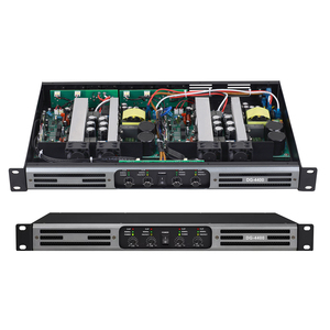 เพาเวอร์แอมป์ดิจิตอล 1U 4x400W ระดับมืออาชีพ คลาส <span class=keywords><strong>D</strong></span> คุณภาพเสียงเยี่ยม สำหรับระบบเสียง KTV และเวที - Product Image 1