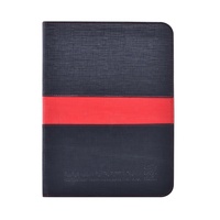 Sac de rangement de documents de bureau avec Logo personnalisé A4 portefeuille en cuir avec fermeture à glissière