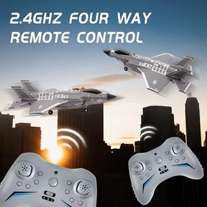 Fx9635 F35 RC máy bay chiến đấu 2.4G 4CH điều khiển từ xa máy bay phản lực máy bay không chổi than động cơ bay tàu lượn mô hình đồ chơi cho người lớn bé trai Quà Tặng - Product Image 3