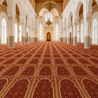 Tapis de prière intelligent iranien Matorchid en laine sur mesure, épaisseur de 6 mm à 15 mm, pour projet de salle de prière