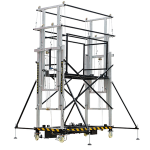 Andamio eléctrico resistente de carga de 600kg, plataforma elevadora de 12 metros, plataforma elevadora plegable móvil - Product Image 1