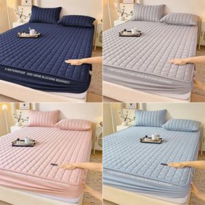 כיסוי מזרן עמיד למים להתאמה אישית זמין במגוון גודל וצבע מזרן כיסוי מגן מצויד גיליון - Product Image 2